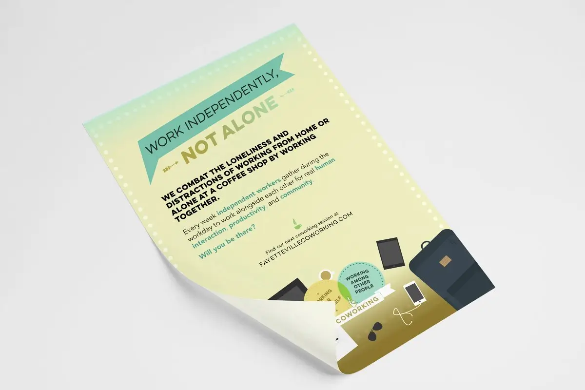 Fayetteville Coworking flyer