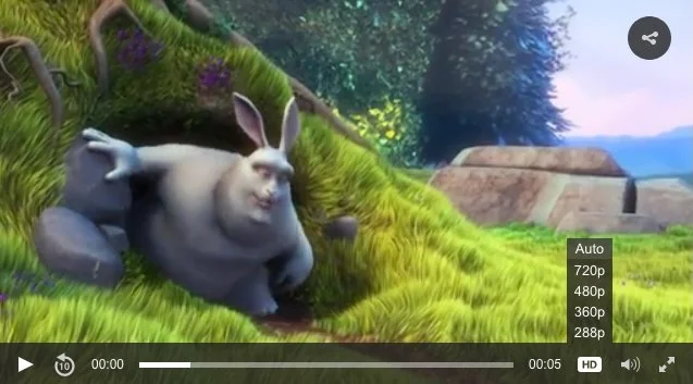 JW Player 7 video player interface